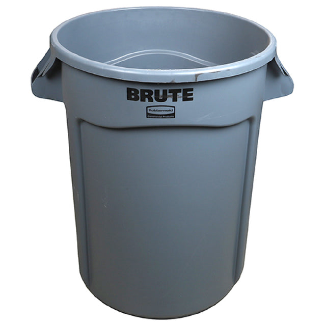 Rubbermaid 3200GY Trash Can 32gal Rnd Gray
