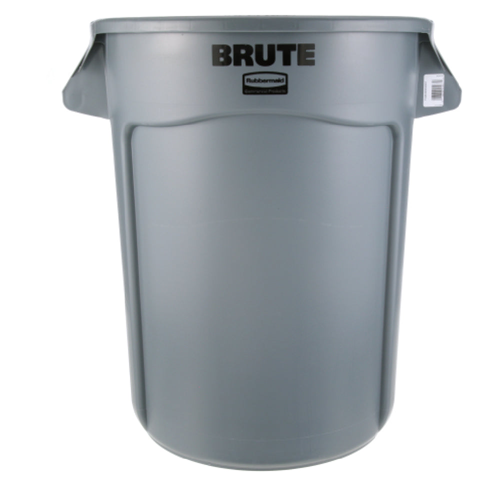 Rubbermaid FG263200GRAY Trash Can 32gal Rnd Gray