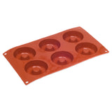 JB Prince M510 K - Pavoni Mold, 12"L X 7"W, (6) Savarin