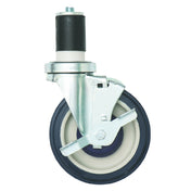 Hubert 60248 - Kratos Caster With Brake For Kratos Worktables, 5", 1.25" Stem