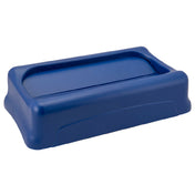 Rubbermaid RBMDFG267360BLUE Slim Jim Swing Lid Blue