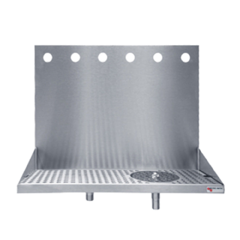 Micro Matic DP-322ELD-6GR Drip Tray Trough Wall Mount 24"W X 6-3/8"D X 14"H