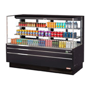 Turbo Air TOM-72L-UFD-W-3S-N Horizontal Open Display Merchandiser Low-profile