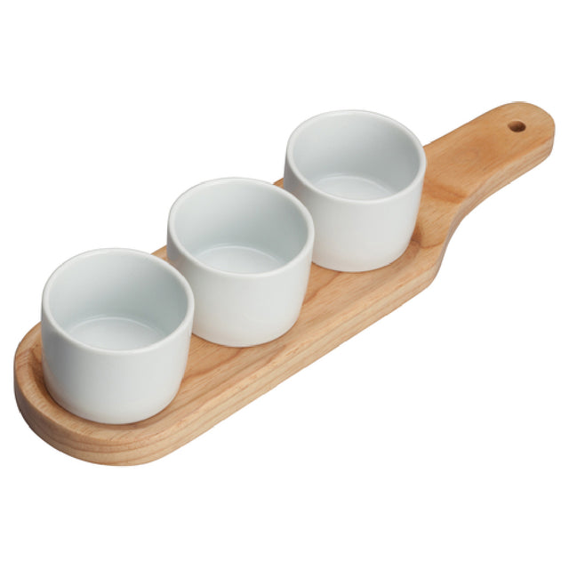 Winco WDP015-103 Trio Bowl Set 11-5/8" X 3-1/8" O.A. Includes: (3) 2 Oz.