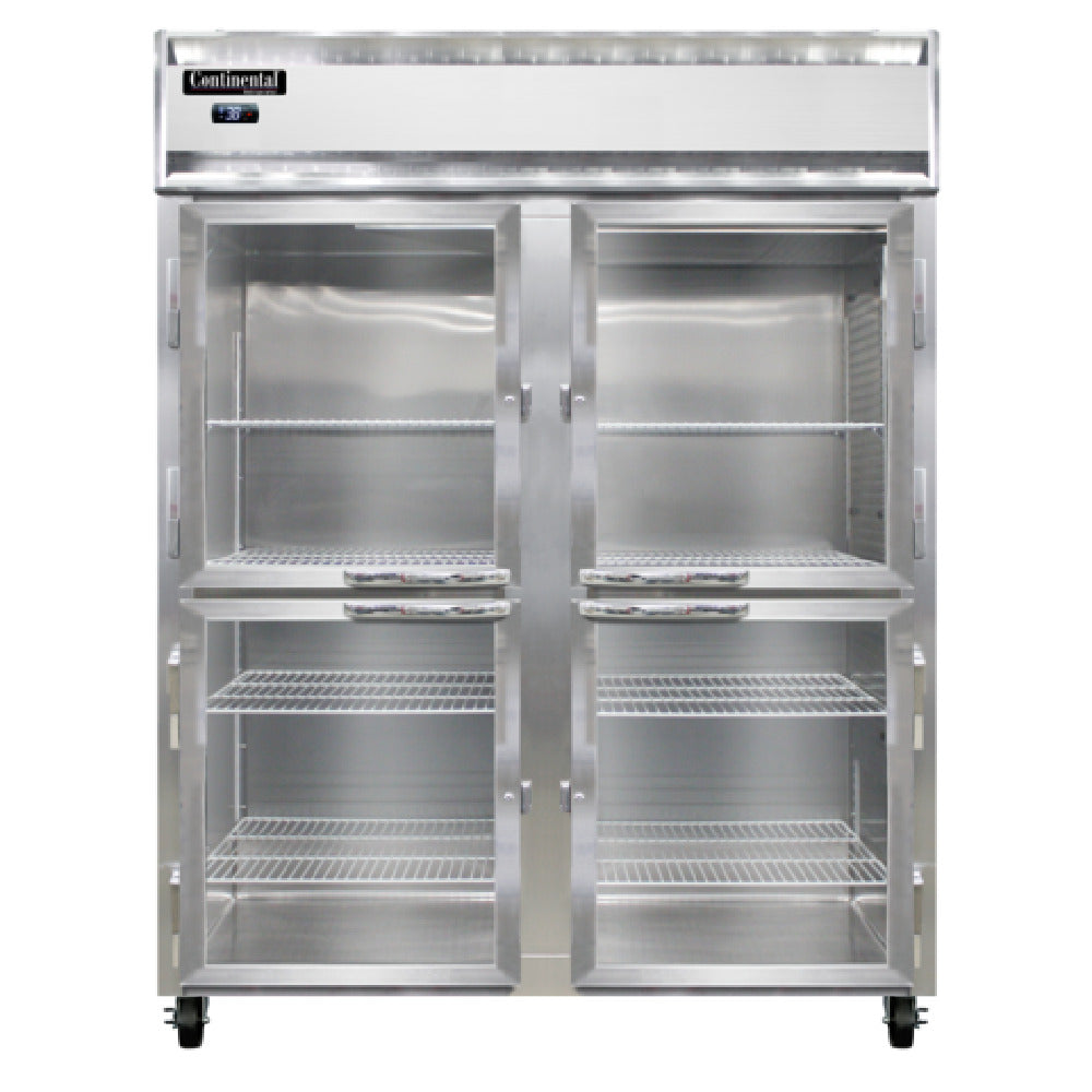 Continental Refrigerator 2RENSSPTHD-GD-SD Extra-Wide Refrigerator 52 Cu. Ft. Capacity