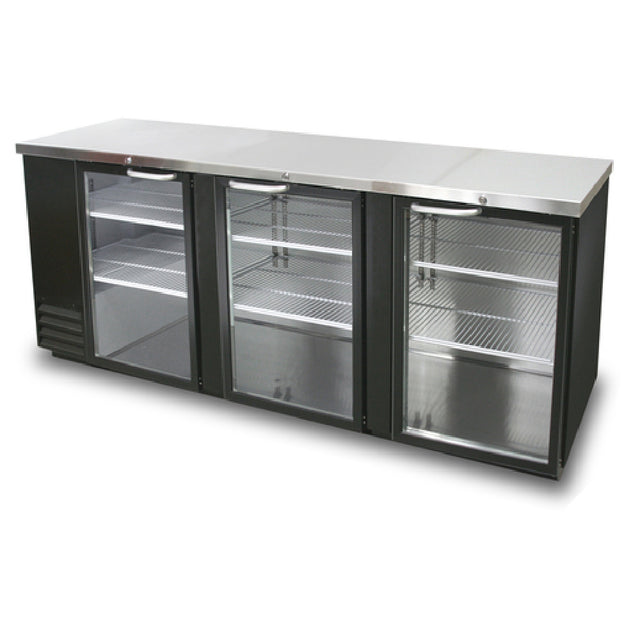 Akita AGBB-90 Back Bar Cooler Three-section 90-35/100"W