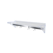NBR Equipment PR-WS60 Pot Rack Bar 60"L X2" 304 Stainless Steel