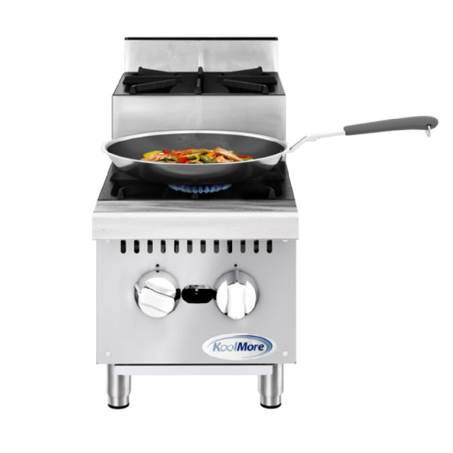 Koolmore KM-CRSU-12 Commercial Step-Up Range 12"W (2) 26000 BTU Burners