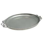 Bon Chef 2105 Bolero Platter 16-3/4" X 22" X 2" Aluminum With Pewter-Glo Finish
