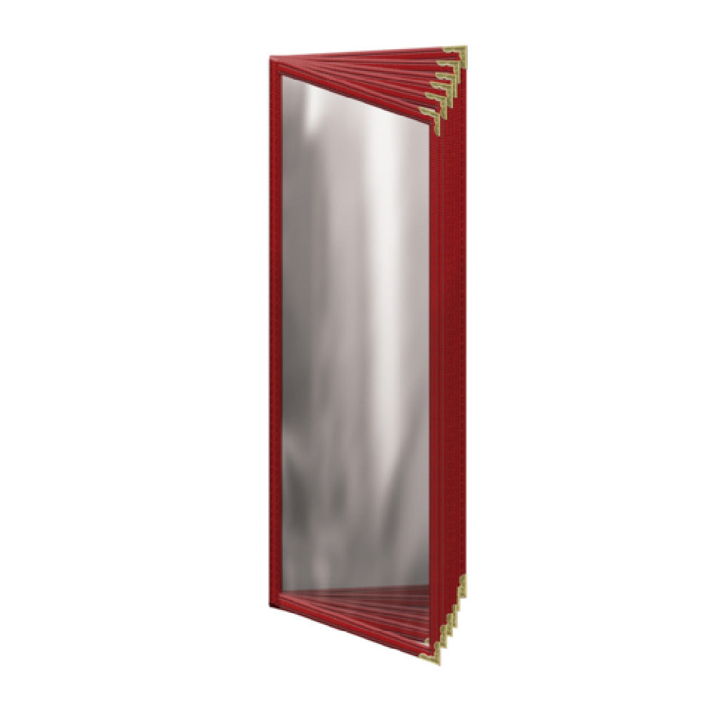 Risch TE-12V 4.25X14-NYLON Deluxe Sewn Nylon Menu Cover (specify Color) 4-1/4" X 14"