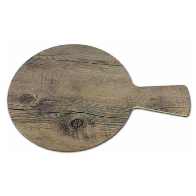 GET Enterprises M9RW-DW Elite Global Solutions Melamine Serving Board 9" Dia. X 1/2"H Round