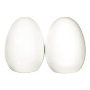 International Tableware PA-101 Salt & Pepper Shaker Set 2" Dia. X 2-5/8" H Oval