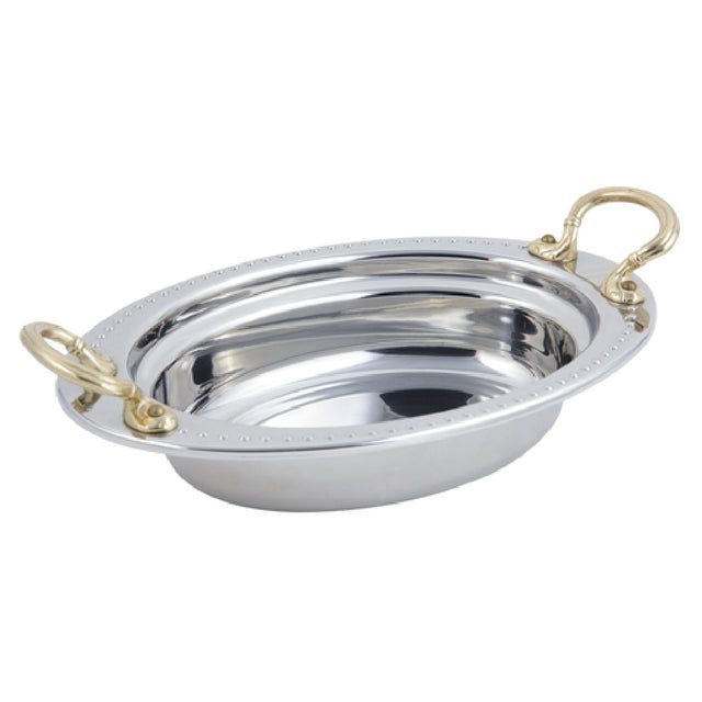 Bon Chef 5304HR Food Pan Full Oval 2 Qt. (64 Oz.) Capacity