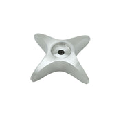 T&S Brass S002521-30NS (Cross-Arm) Kitchen/Lab Handle Stainless Steel 4-arm Handle.