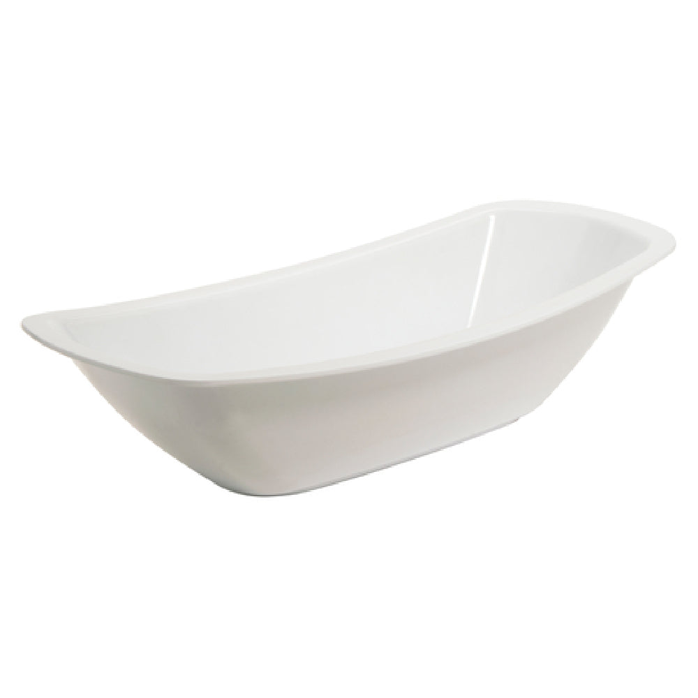 GET Enterprises OB-96-W Oval Acclaim Display Bowl 3 Qt. 16-2/5" X 8-2/5" X 3-1/10"