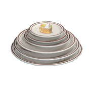Yanco BR-5 Brown Speckled Plate 5-1/2 Dia. Round