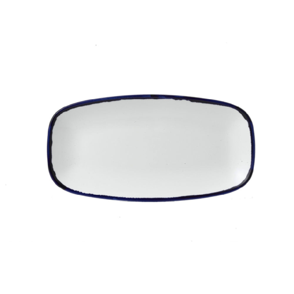 Arc Cardinal HIC11 Dudson Harvest Ink Oblong Tray (L:11.75'' X W:6.0'') Vitrified Ceramic