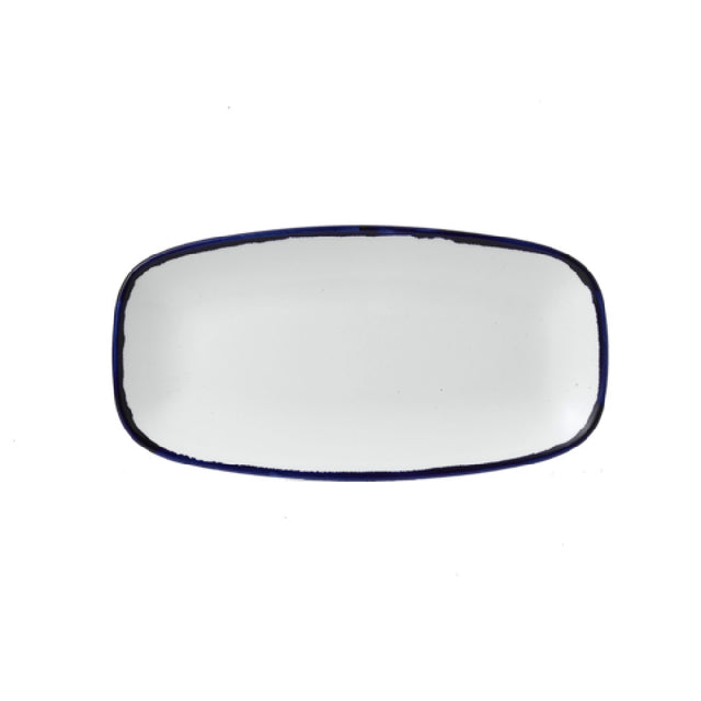 Arc Cardinal HIC11 Dudson Harvest Ink Oblong Tray (L:11.75'' X W:6.0'') Vitrified Ceramic