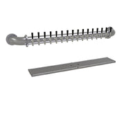 Glastender PW-16-SS Pipe Wall Draft Dispensing Tower Wall Mount (16) Stainless Steel Faucets (handles Not Included)