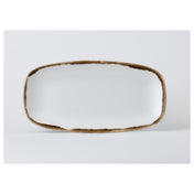 Arc Cardinal HN355 Dudson Harvest Natural Oblong Tray (L:13.875'' X W:7.375'') Vitrified Ceramic