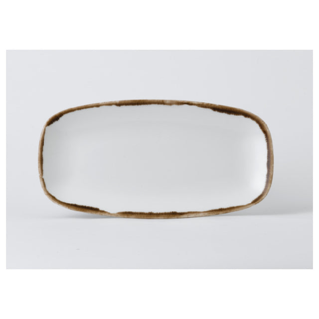 Arc Cardinal HN355 Dudson Harvest Natural Oblong Tray (L:13.875'' X W:7.375'') Vitrified Ceramic