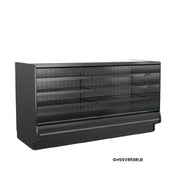 Structural Concepts GHSSV556RLB Fusion® Refrigerated Self-Service Case 62-7/8"W X 43"D X 55-5/8"H