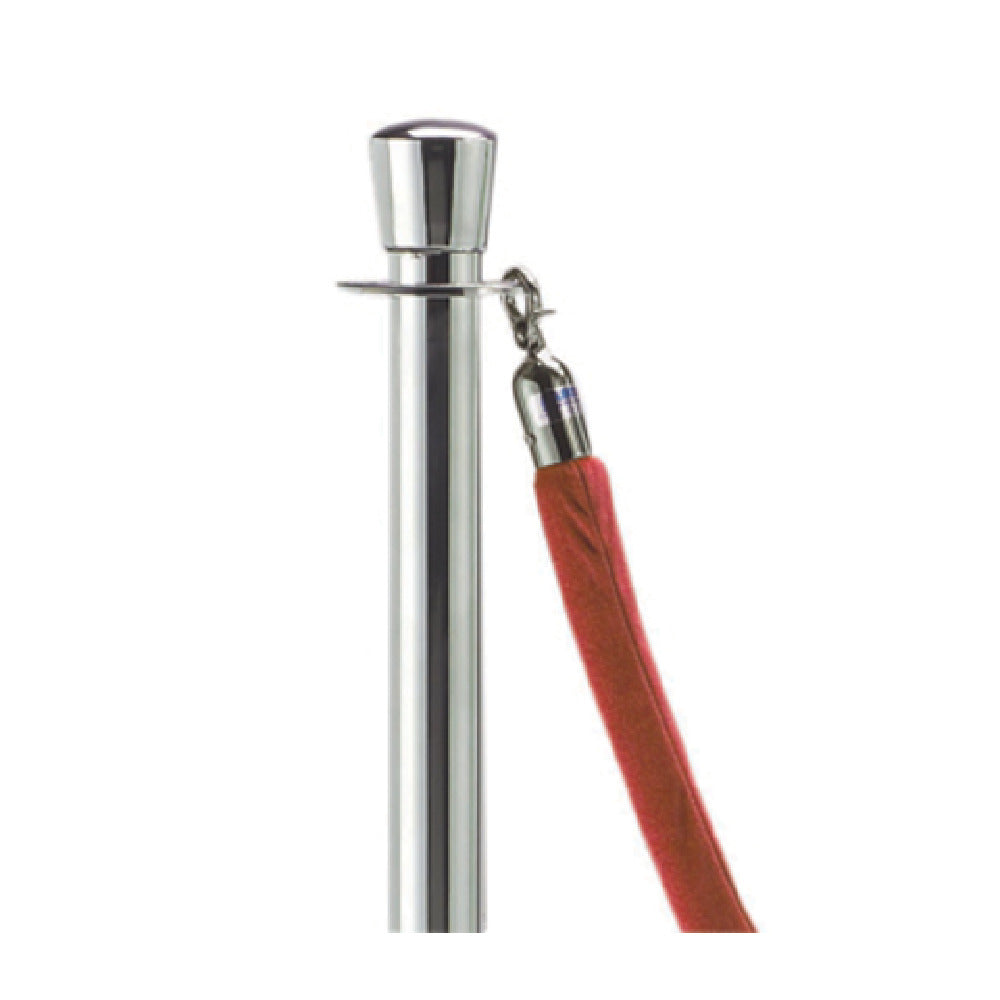 Aarco TR-125 Form-A-Line™ Rope 8' Satin Chrome Snap Hook