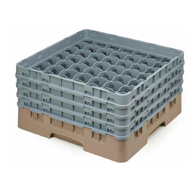 Cambro 49S800184 Camrack® Glass Rack With (4) Soft Gray Extenders Full Size