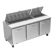 Victory VSP72HC-18 UltraSpec™ Series Sandwich Prep Table Powered By V-Core™
