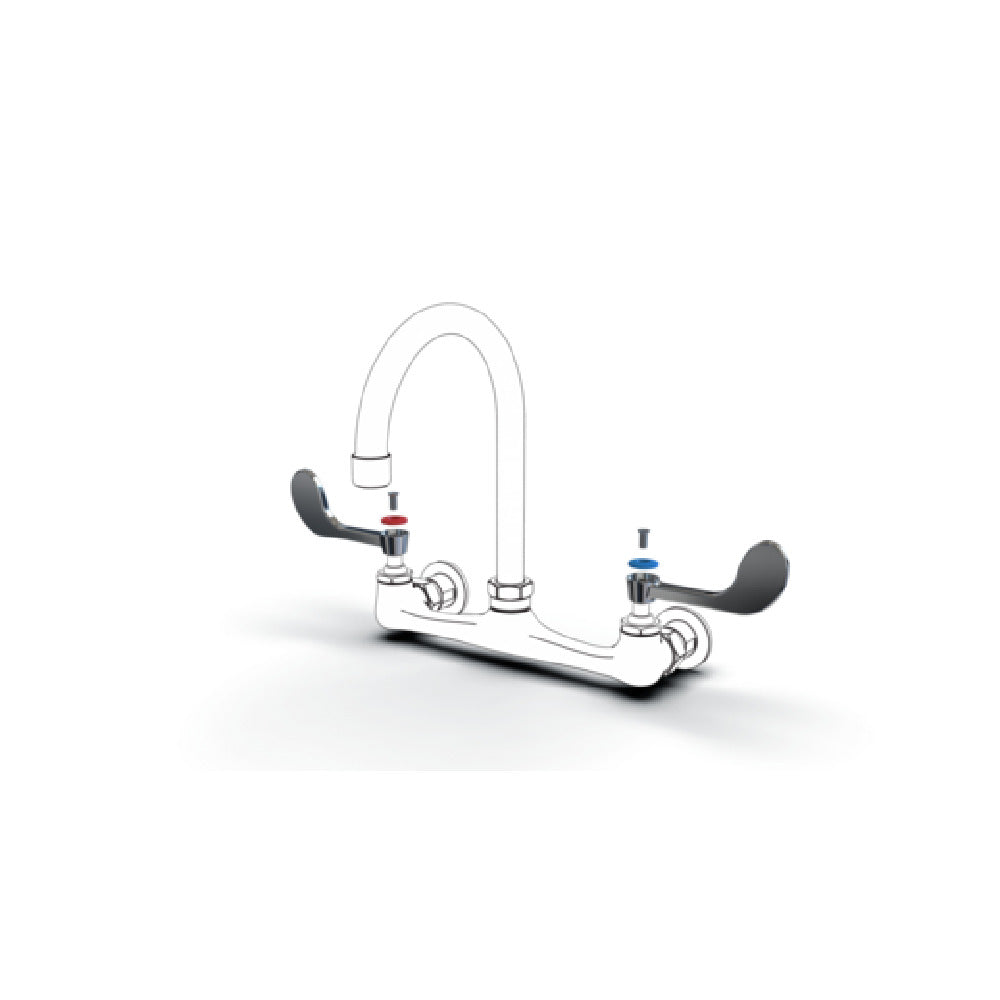 NBR Equipment P7WH Economy Wrist Handle Chrome Plated Includes: Indicators & Screws (pair)