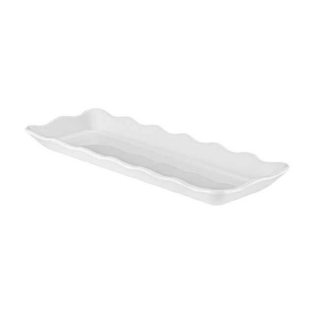 CAC China MLSC-RT14-W Platter 13-1/2"W X 5-1/4"D X 1-1/4"H Rectangular