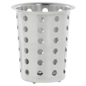 Hubert 51832 - Flatware Cylinder, 4-1/2" Dia. X 5-1/2"H, Perforated