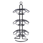 Tablecraft DCH27BK Cone Holder 7" X 7" X 16-3/4"H 3-tier
