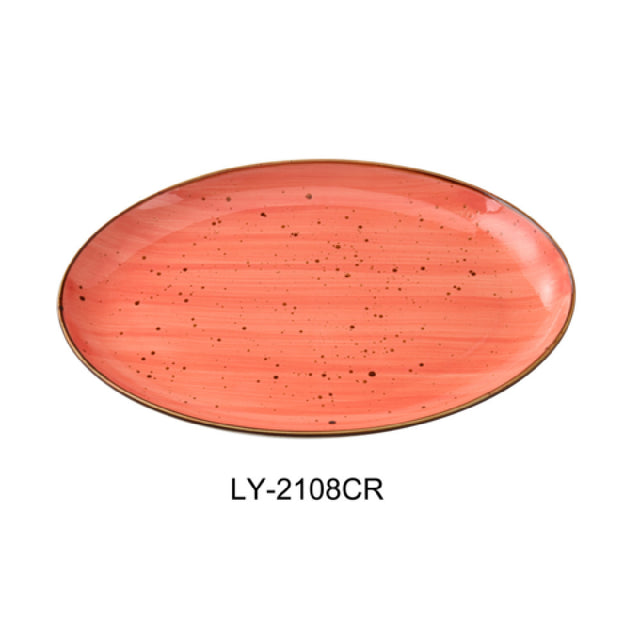 Yanco LY-2108CR Lyon Platter 8"L X 5-1/2"W X 3/4"H Oval