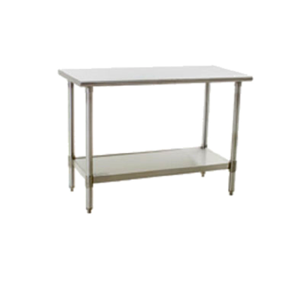 Eagle T30144SE Spec-Master® Series Work Table 144"W X 30"D 14/300 Series Stainless Steel Top