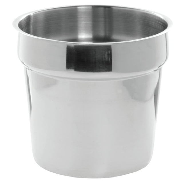 Hubert 58552 - Bain Marie Pan, 4 Qt., 7-1/2" Dia. X 8-1/4"H