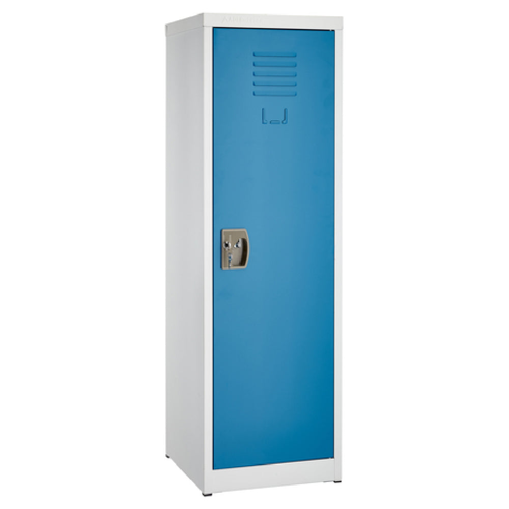 Alpine Industries ADI629-01-BLU Locker Single Tier 48" H X 15"W