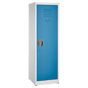 Alpine Industries ADI629-01-BLU Locker Single Tier 48" H X 15"W