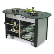 Lakeside 63070 Creation Station™ Mobile Cooking Cart 60"W X 32"D X 35-3/4"H