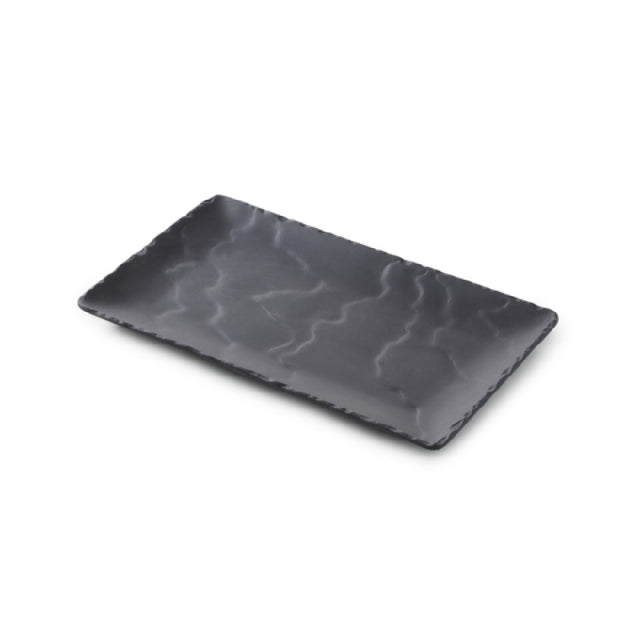 Revol 661473 BASALT RECTANGULAR PLATE 22X14CM Matt Slate Style
