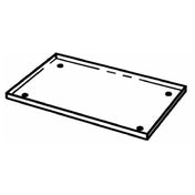 GET Enterprises 9098008 Frilich® Replacement Crumb Tray Stainless Steel For Bread Board Display (fits 3EI068 Wooden Board And ETO000E001 Bread Board Display Set)