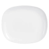 Arc Cardinal L2804 Arcoroc Evolutions White Rectangle Tray (L:11.0'' X W:9.0'') Fluorosilicate Opal Glass