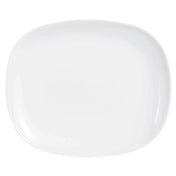 Arc Cardinal L2804 Arcoroc Evolutions White Rectangle Tray (L:11.0'' X W:9.0'') Fluorosilicate Opal Glass