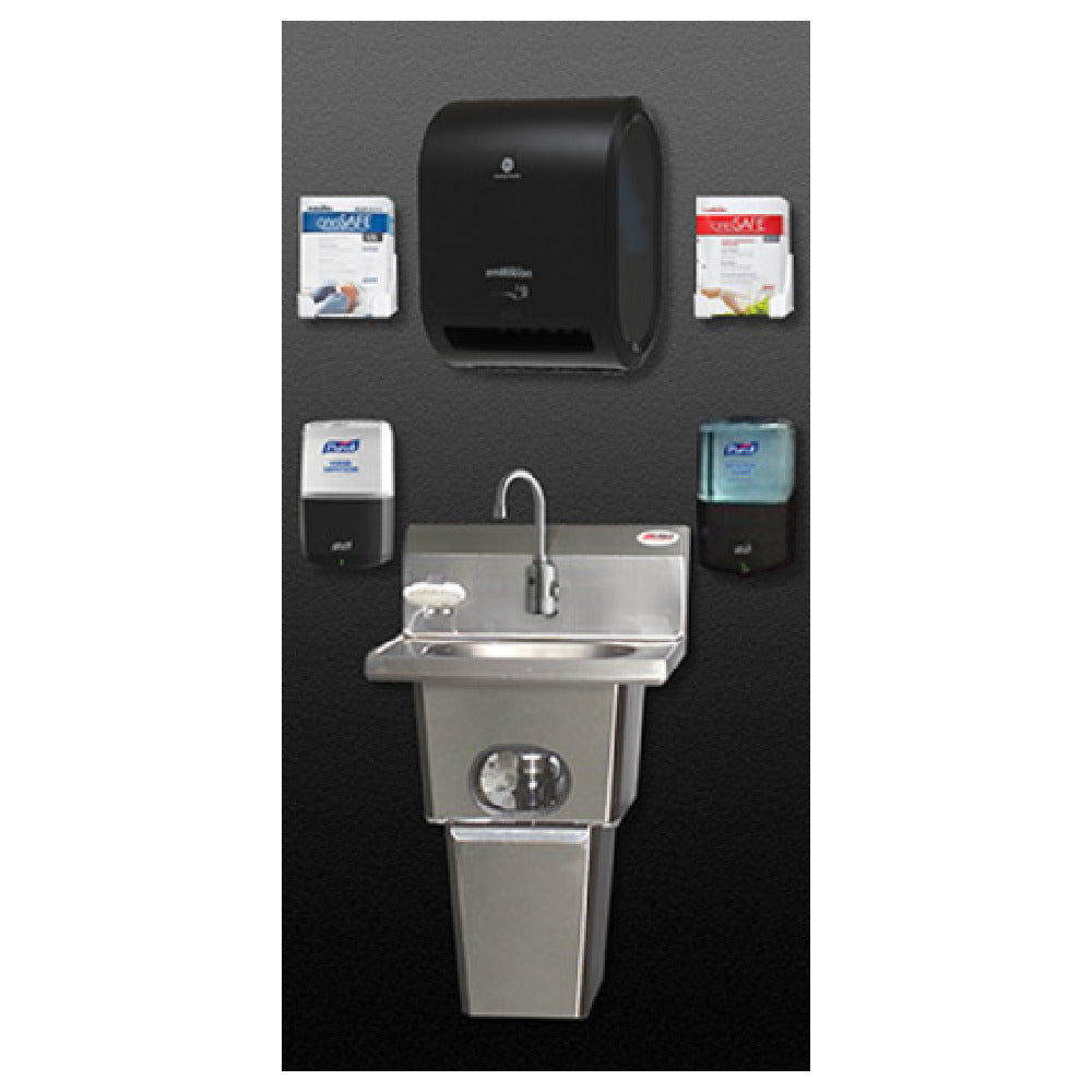 Eagle HFL-5000-X Touch-Free Handwashing System Includes Hand Sink With Microgard® Antimicrobial Protection