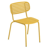 Emuamericas, Llc E639-50 - Mom Stacking Side Chair, Outdoor/indoor, Solid Steel Cut-out Style Back And Seat