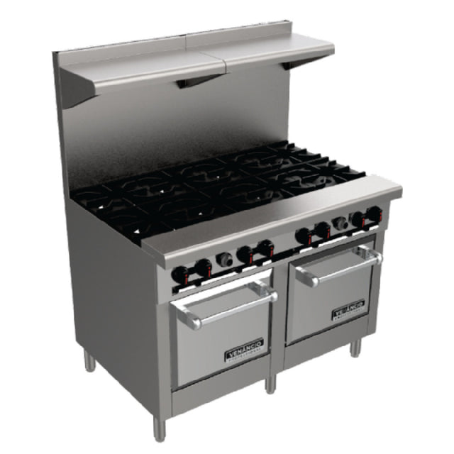 Venancio R722ST-72B_LP Restaurant Range Gas 72"W
