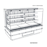 Structural Concepts NM7255HSSV Blend® Heated Self-Service End Cap 72"W X 35-3/4"D X 54-5/8"H