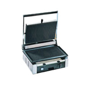 Eurodib CORT-R-220 Eurodib Panini Grill Single Ribbed Top & Bottom