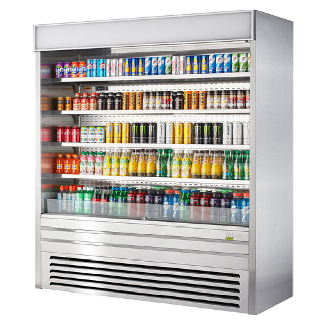 Turbo Air TOM-72ES-N Vertical Air Curtain Open Display Merchandiser 34.7 Cu. Ft. Capacity