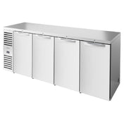 True Refrigeration TBR92-RISZ1-L-S-SSSS-1 Refrigerated Back Bar Cooler Four-section